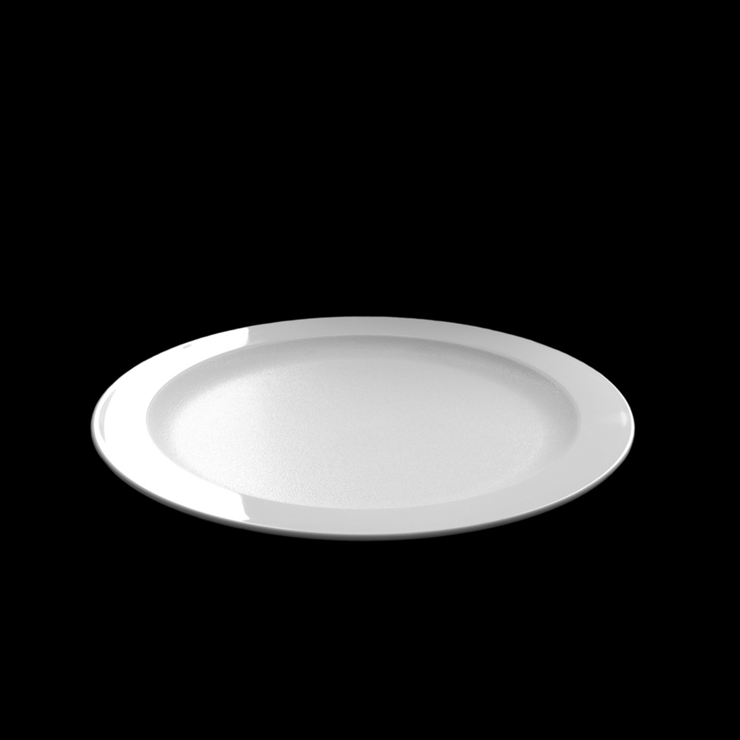 Kunststof bord 18cm Wit
