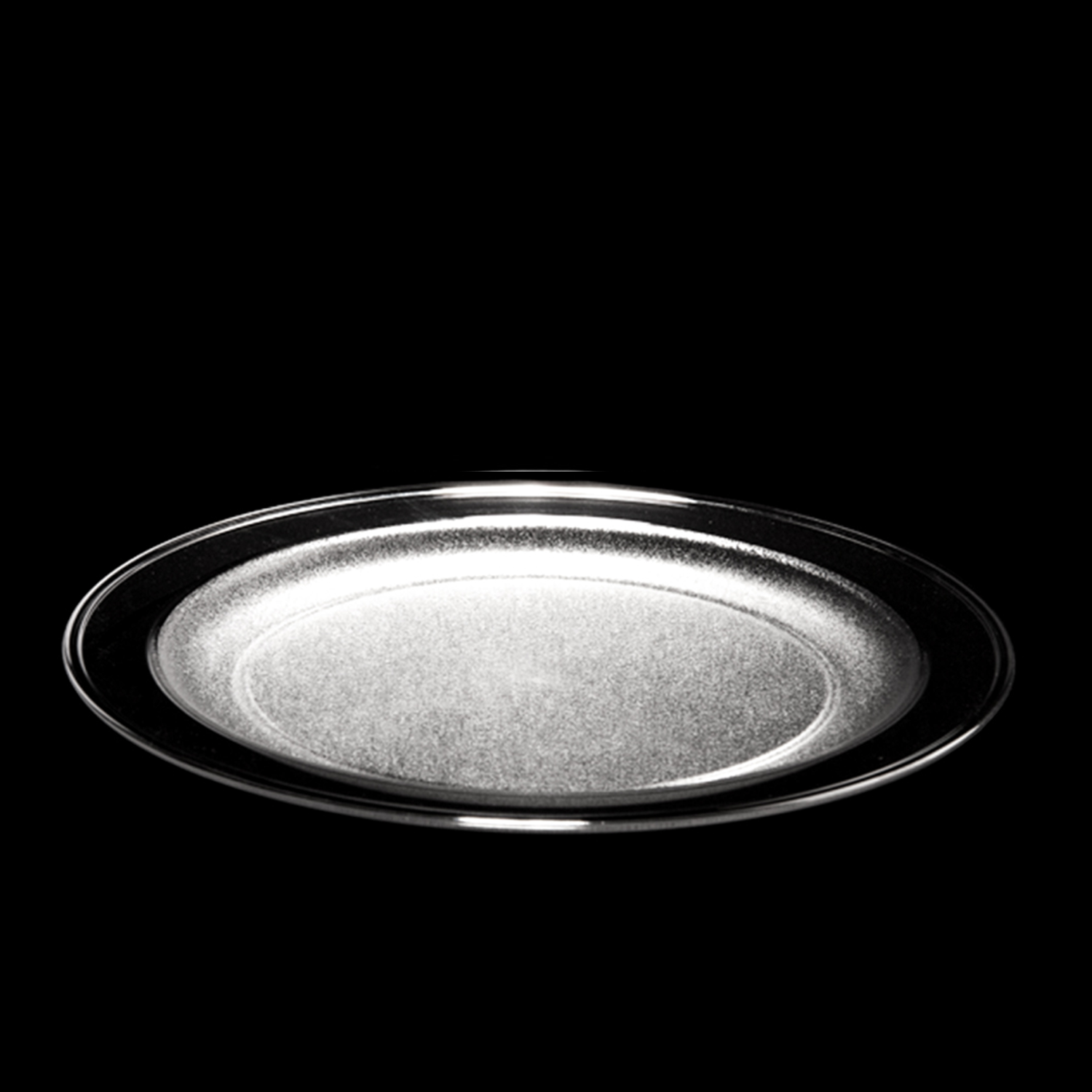 Kunststof bord 24cm transparant
