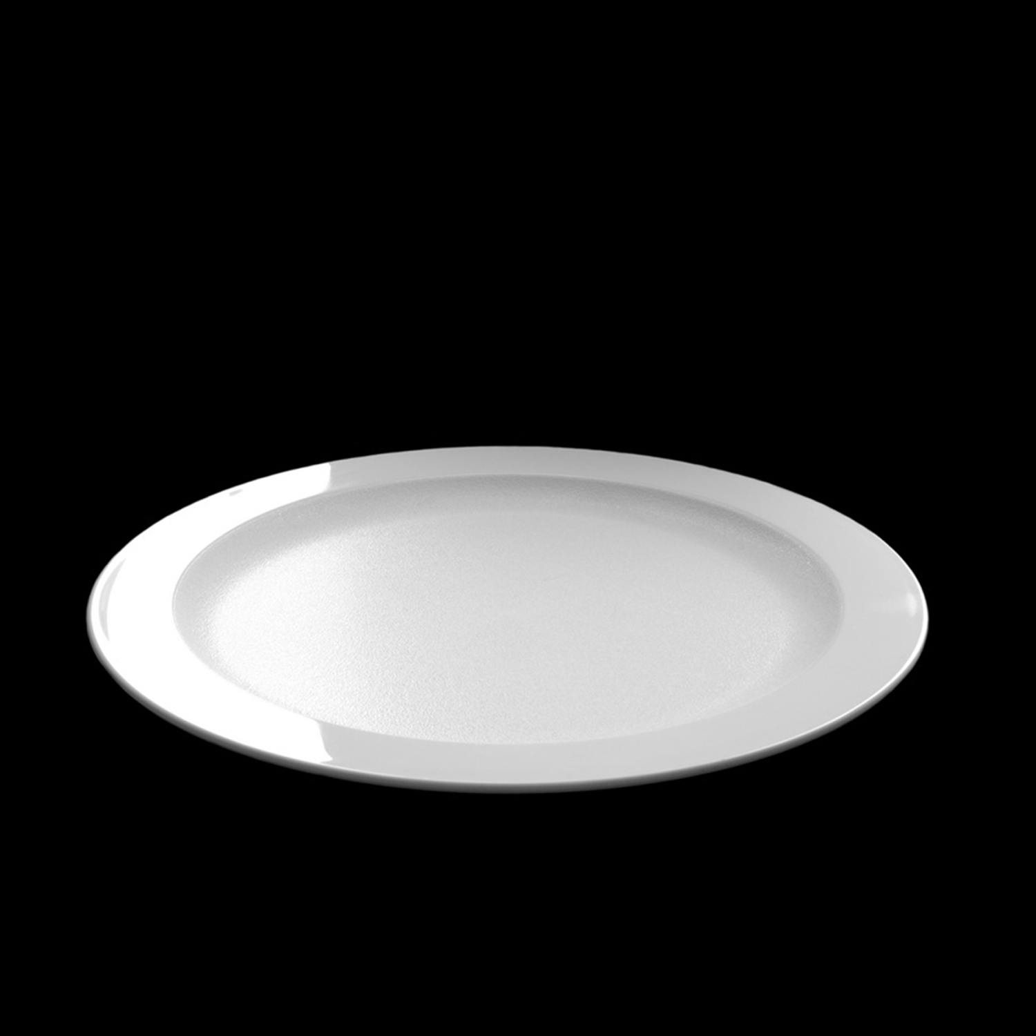 kunststof bord 24cm wit