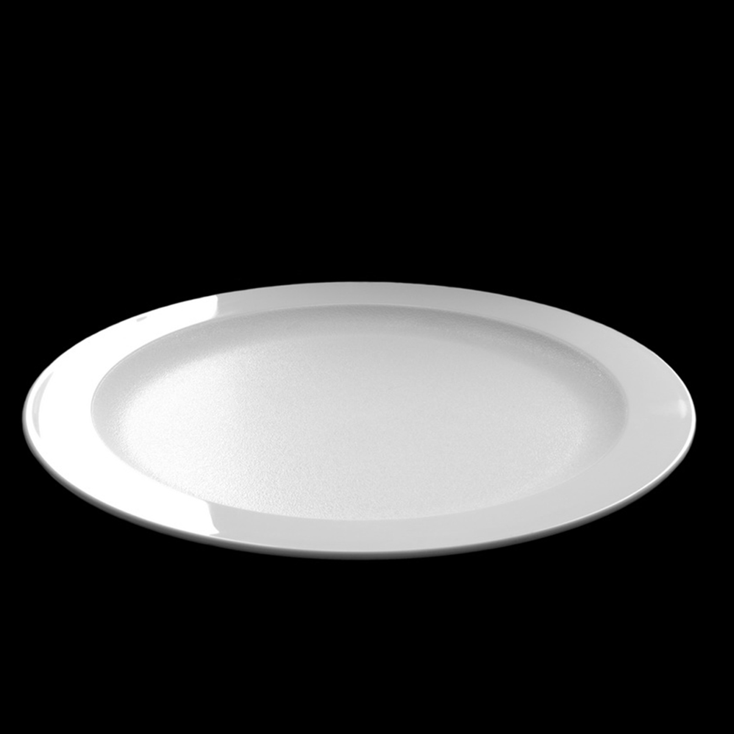 Kunststof bord 27cm Wit
