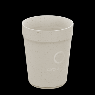 Herbruikbare koffiebeker Circulware 30cl Beige