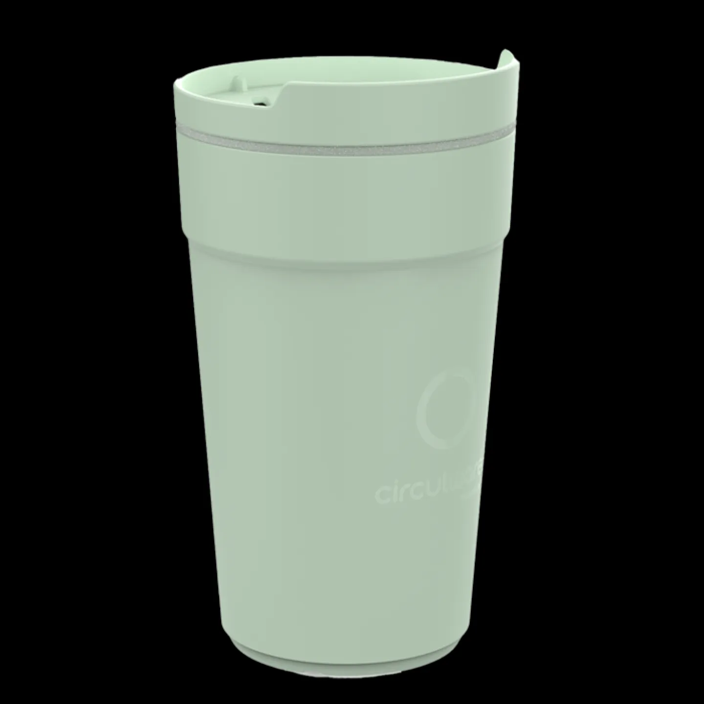 lichtgroene recyclebare koffiebeker van 40cl.