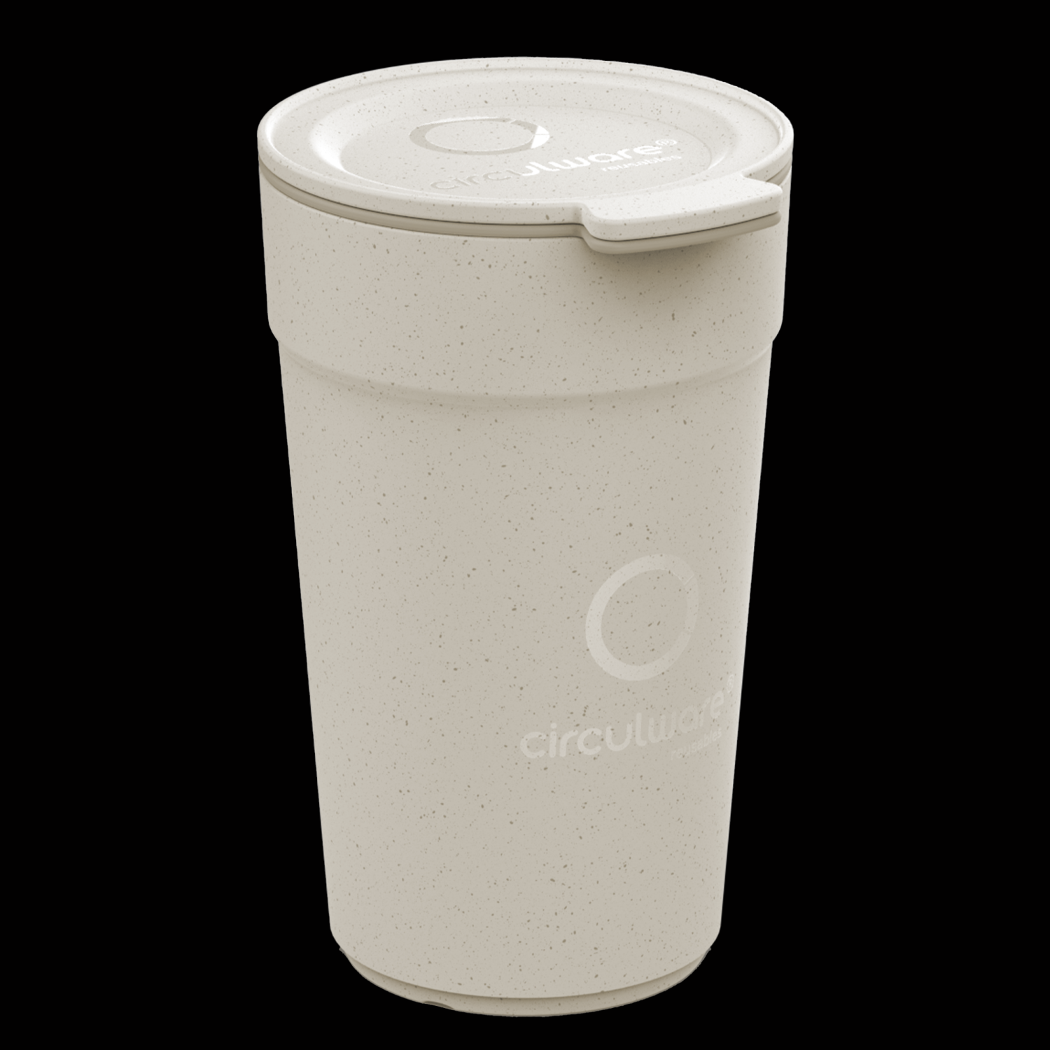 Goedkope koffiebeker Circulware 40cl Beige
