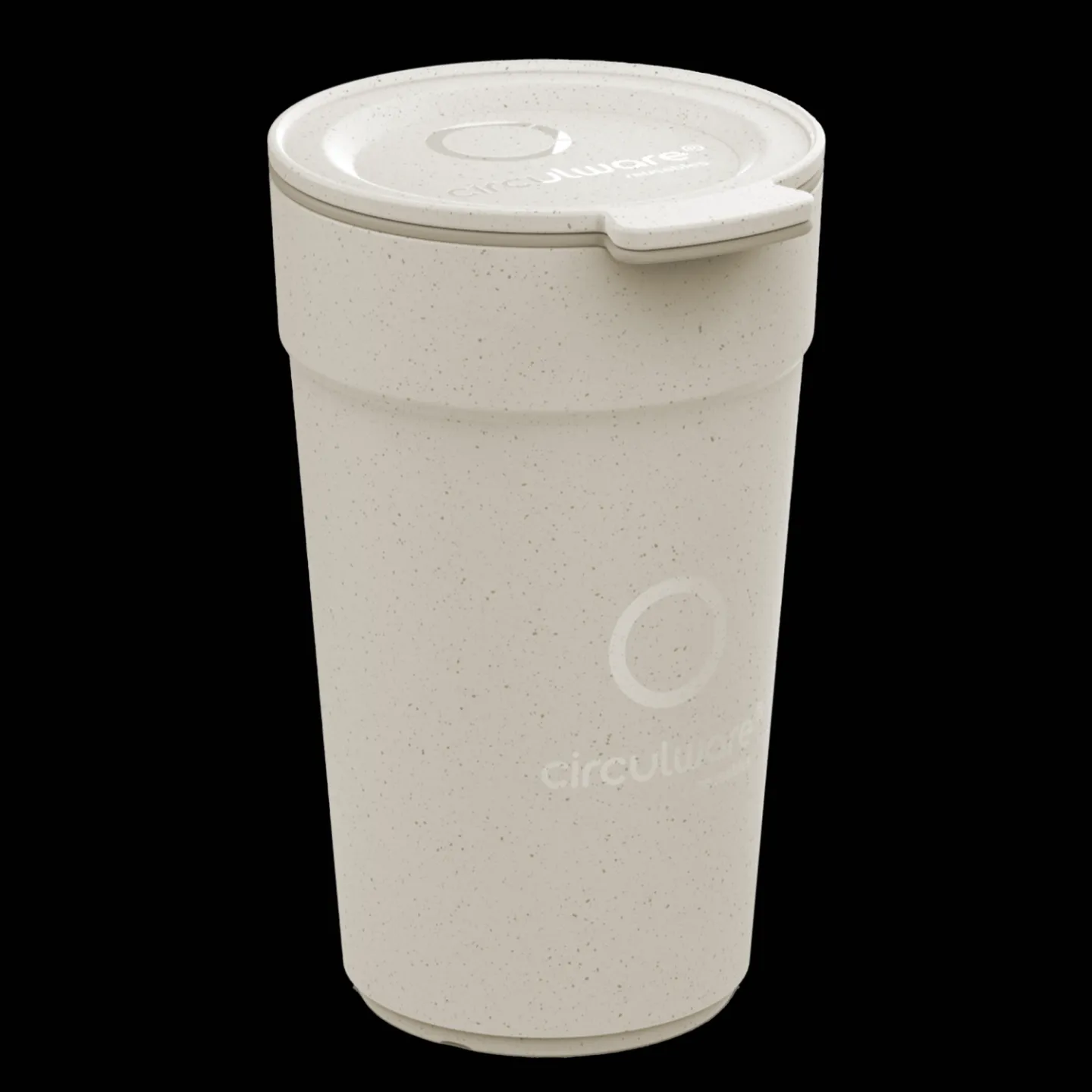 Goedkope koffiebeker Circulware 40cl Beige.