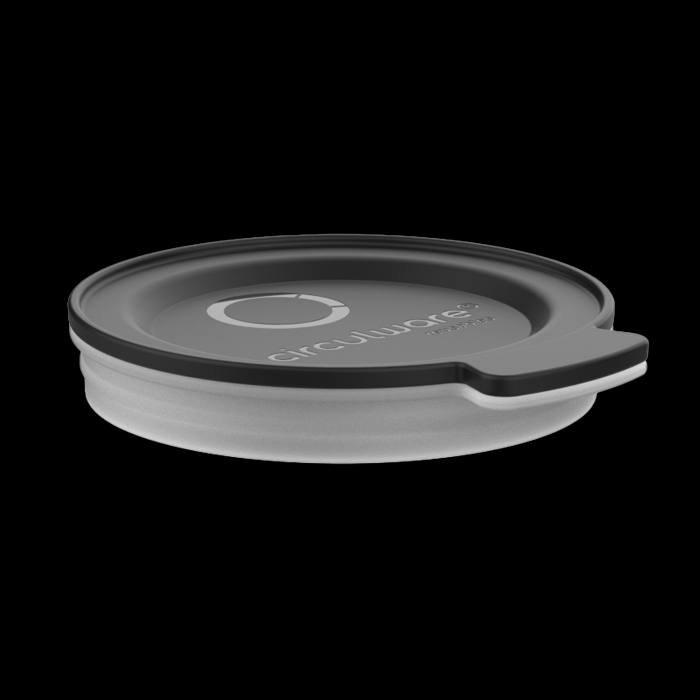 deksel voor koffiebeker circulware zwart