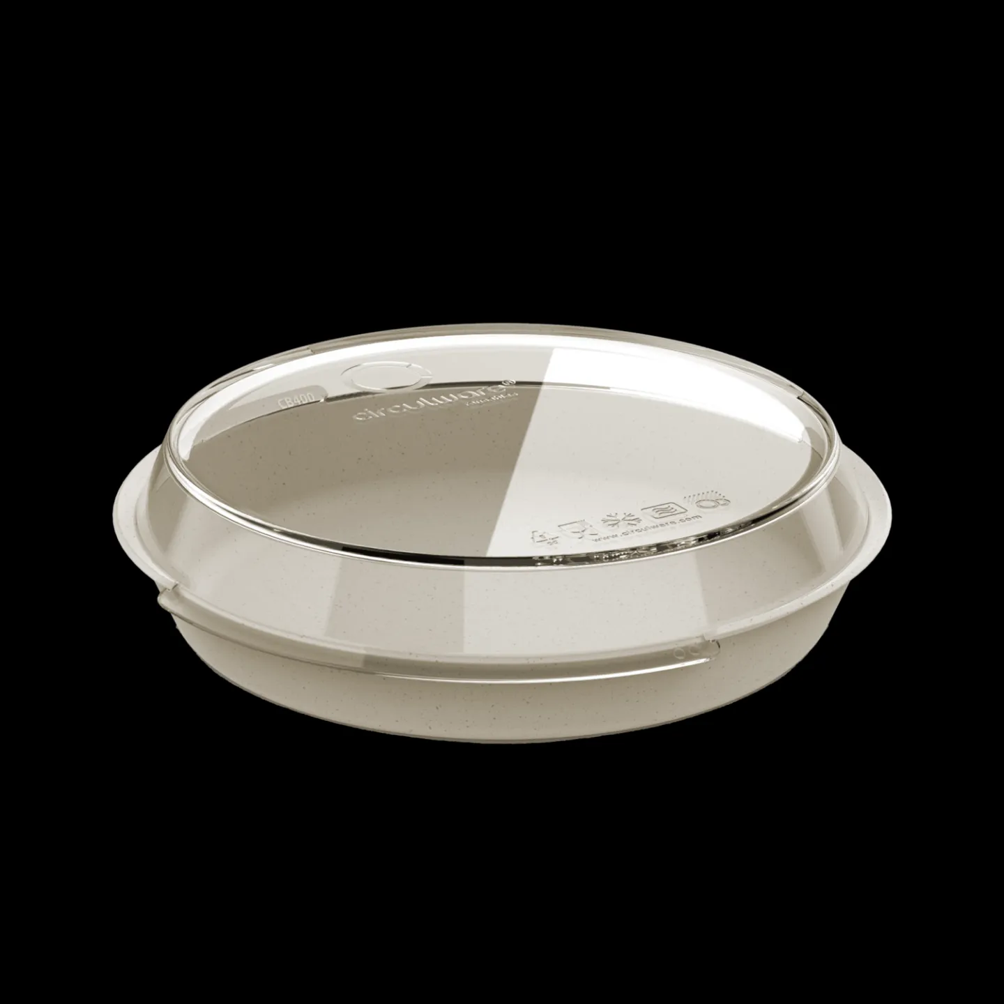 Kunststof bakje Circulware 40cl Beige kopen.