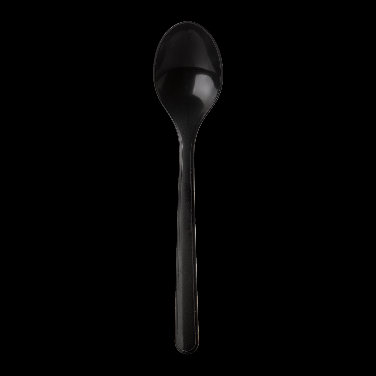 Kunststof lepel Circulware 18,5cm Zwart