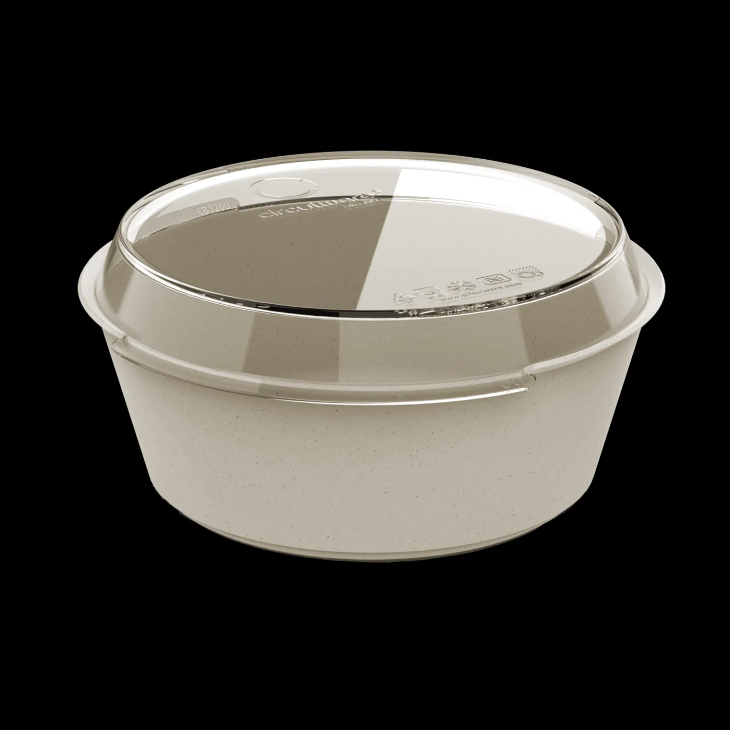 Kunststof bakje Circulware 1,2 l Beige kopen.