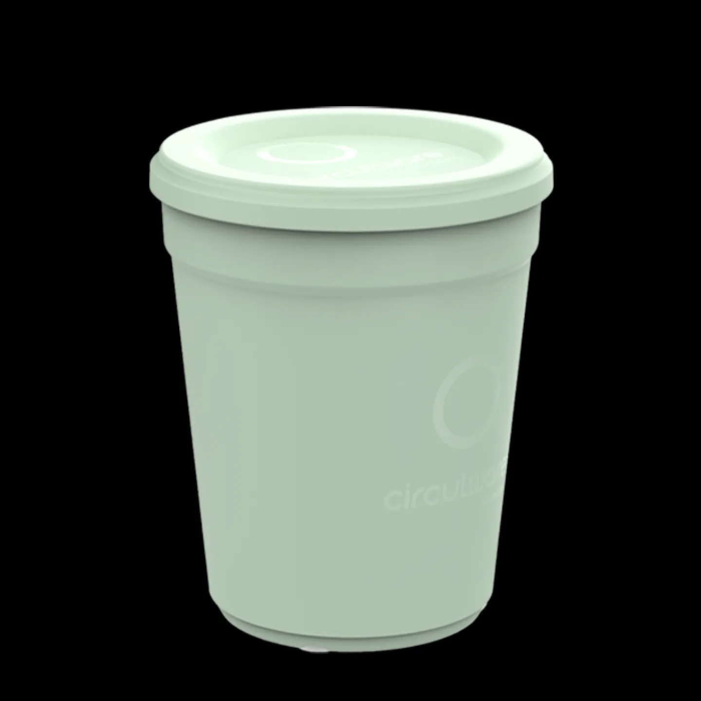 beker 30cl lichtgroen circulware.