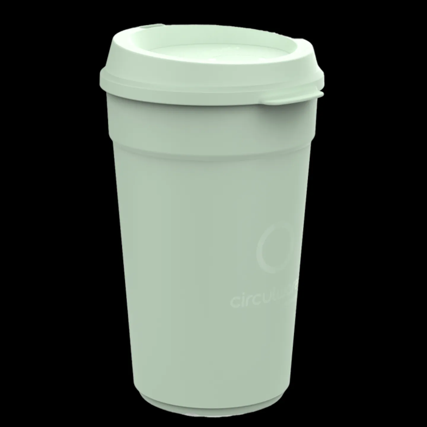 lichtgroene recyclebare koffiebeker 40cl.