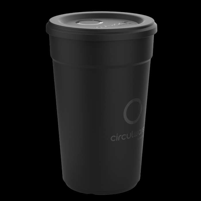 40cl recyclebare koffiebeker circulware zwart