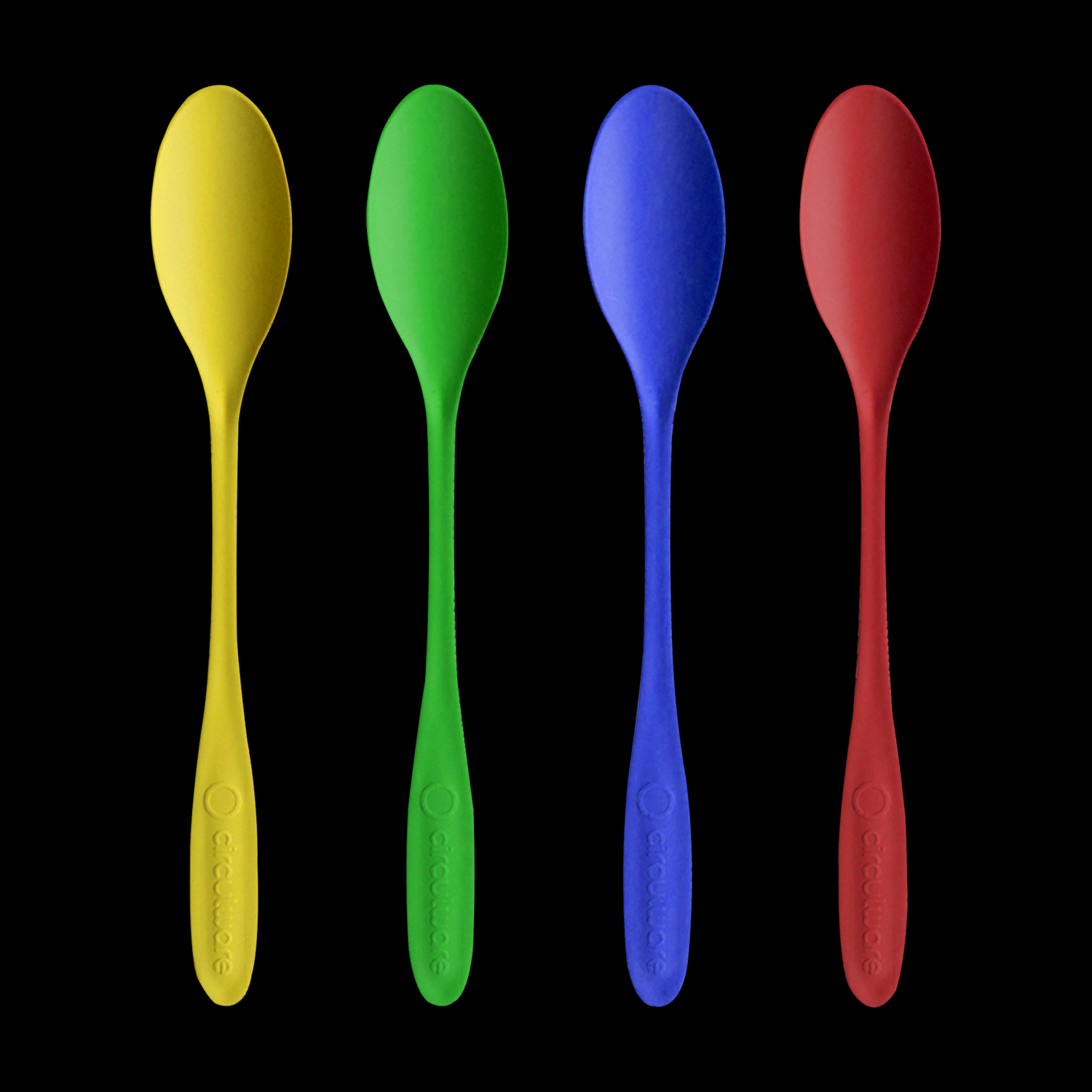 Kunststof sorbetlepel 17,5cm multicolor 100st
