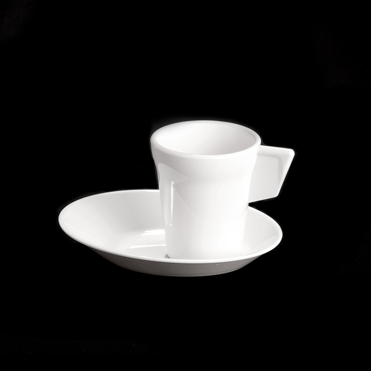 Kunststof espresso kopje 9cl Wit