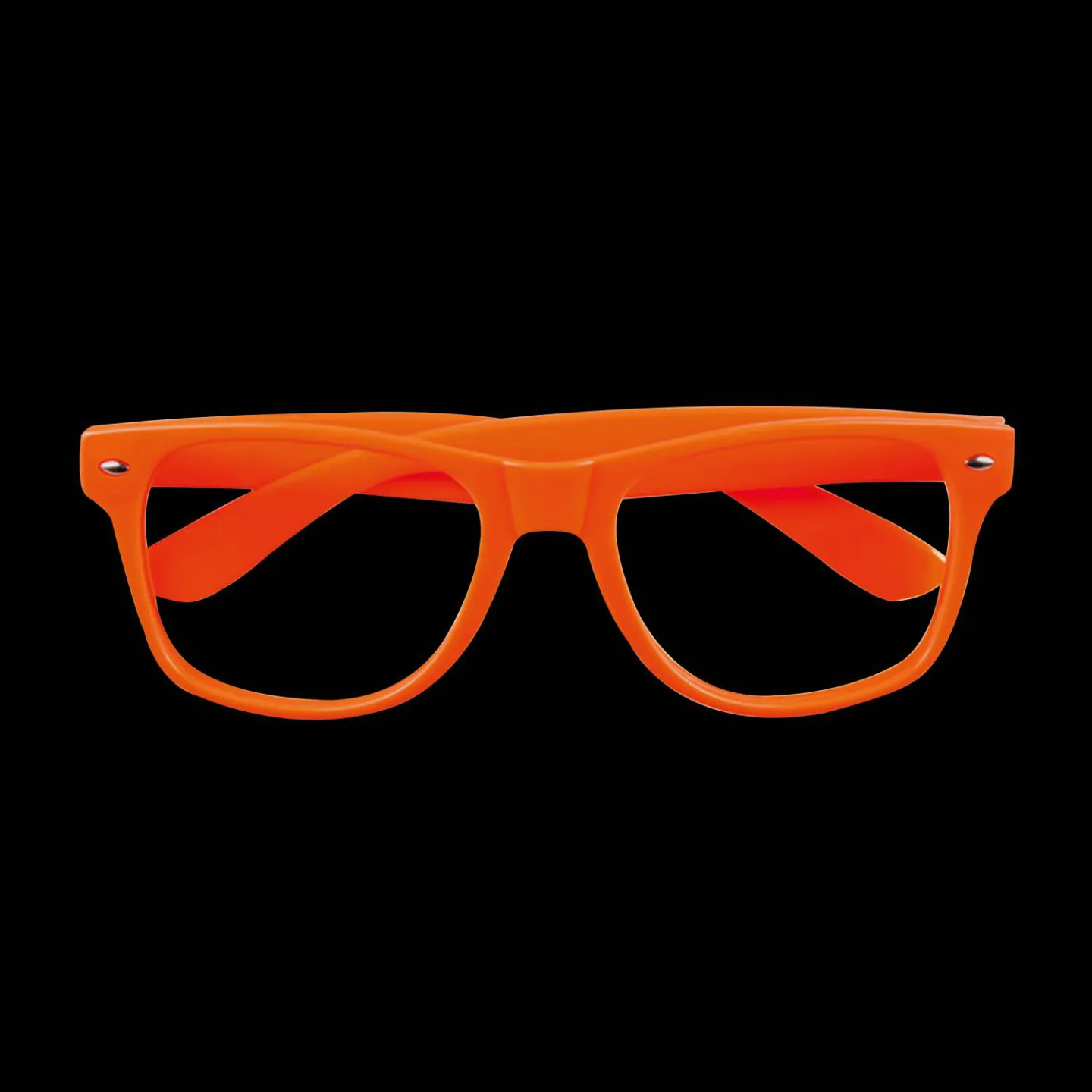 Bril zonder glazen oranje kopen.