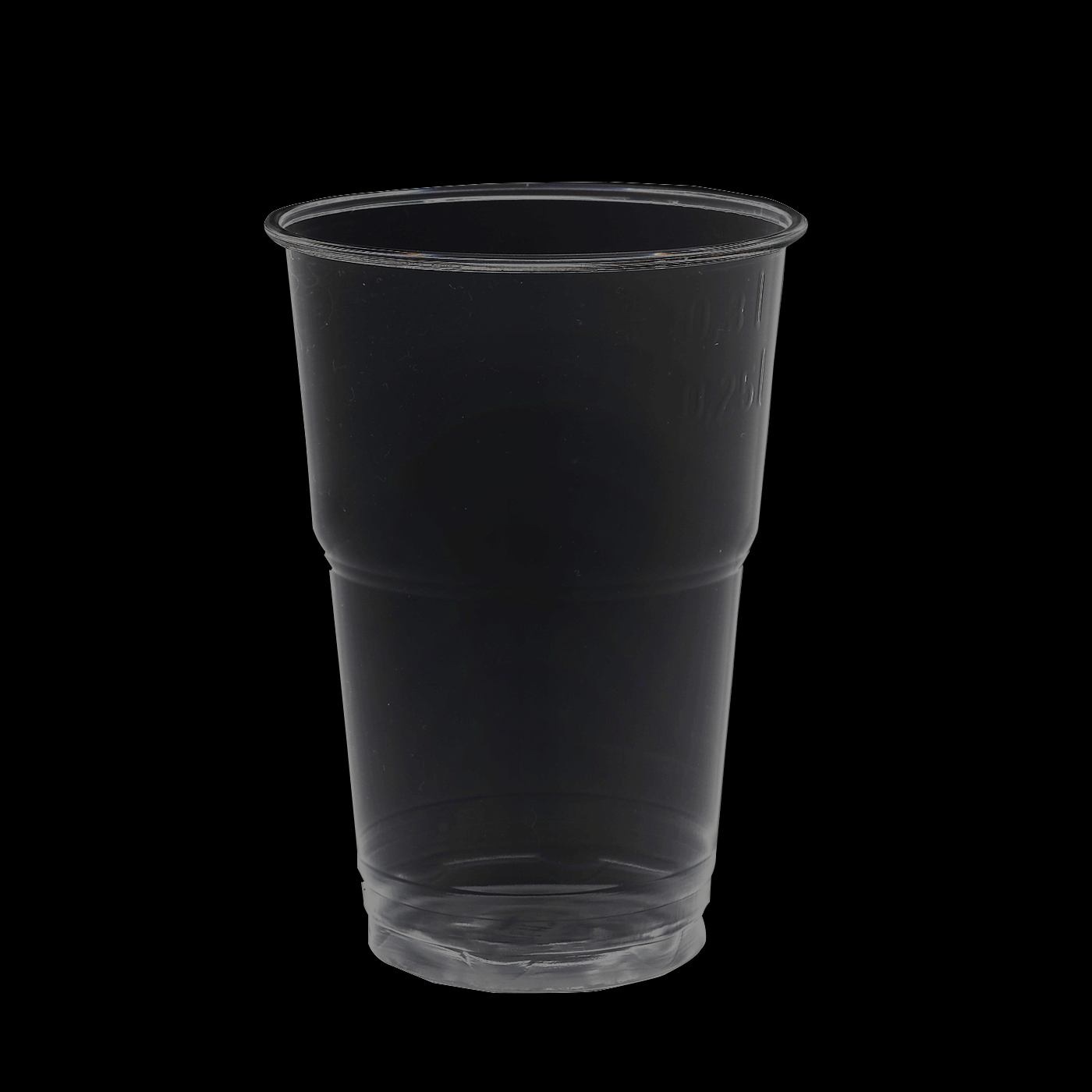 rPET bekers 25cl transparant