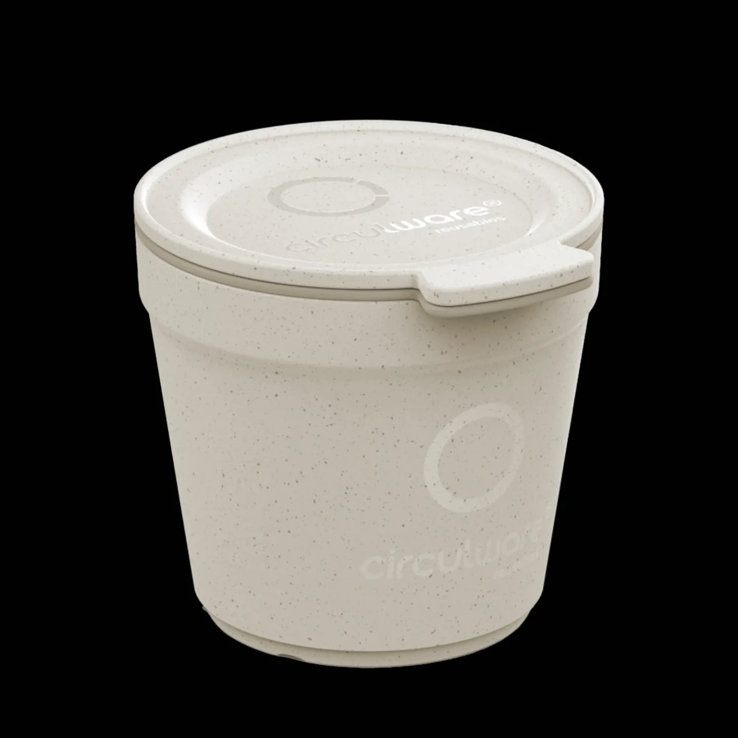 Goedkope koffiebeker Circulware 20cl Beige.