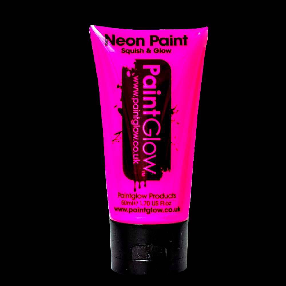 Blacklight face&body verf 50ml Neon roze