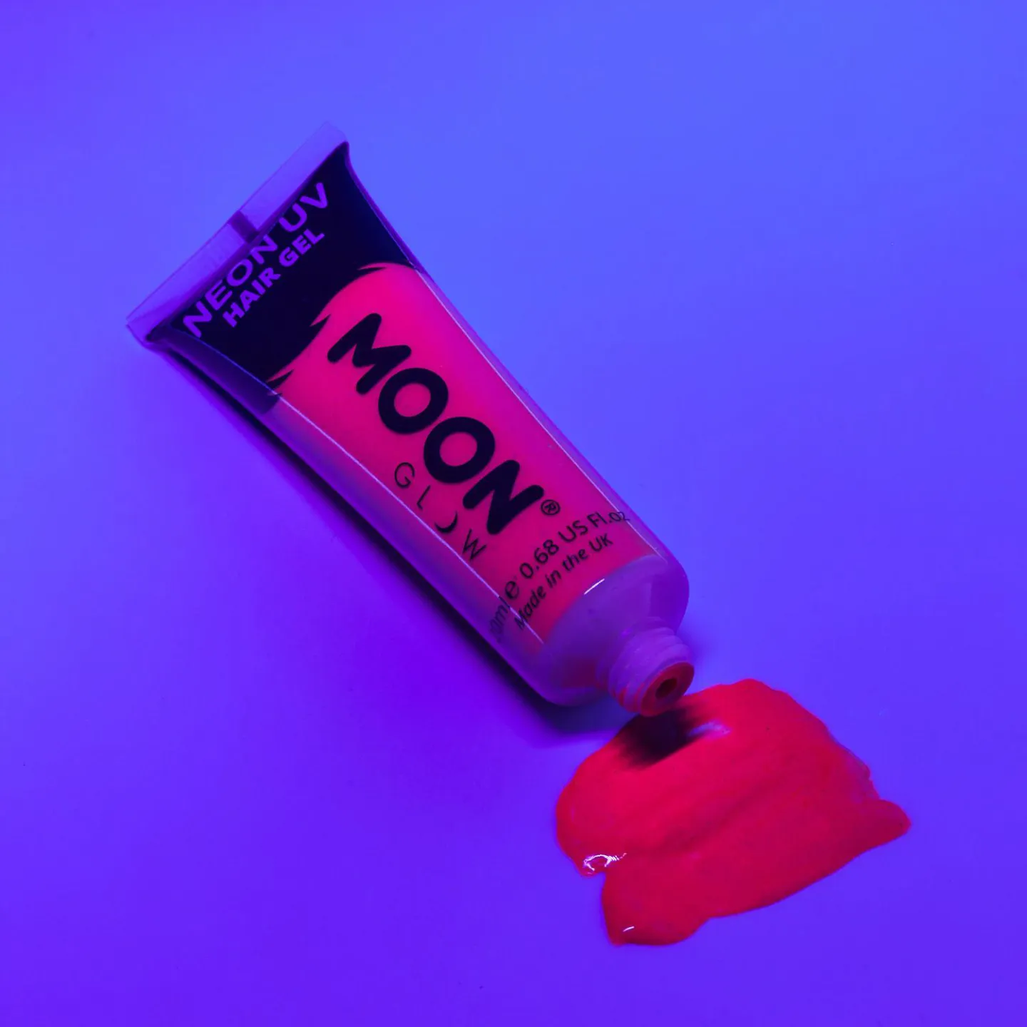 Lichtgevende UV haargel 20ml rood kopen.