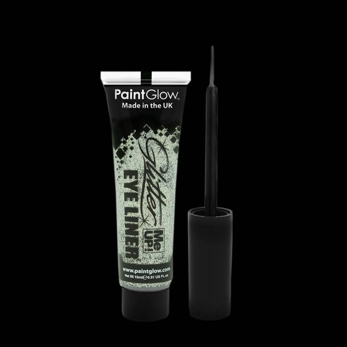 Glitter eyeliner - Wit.