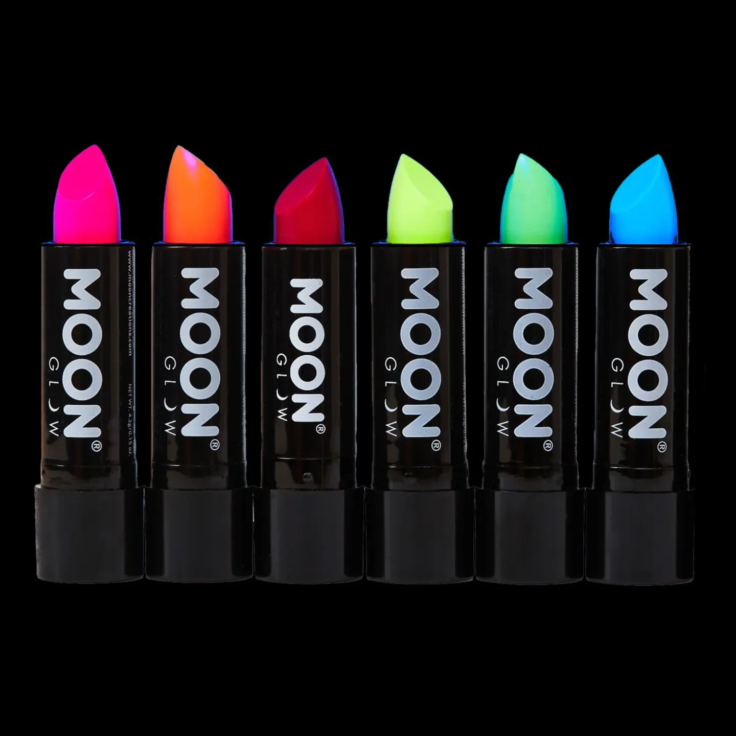 Lippenstift UV lichtgevend neon blauw kopen.