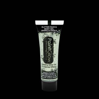 Glitter Face + Body Gel Silver 10ml Make Up Unisex main image 1