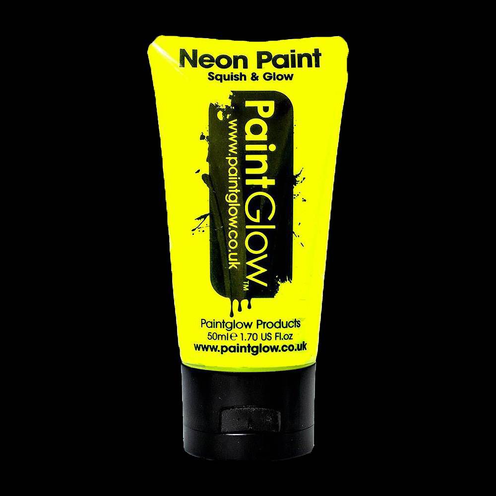 Blacklight face&body verf 50ml Neon geel