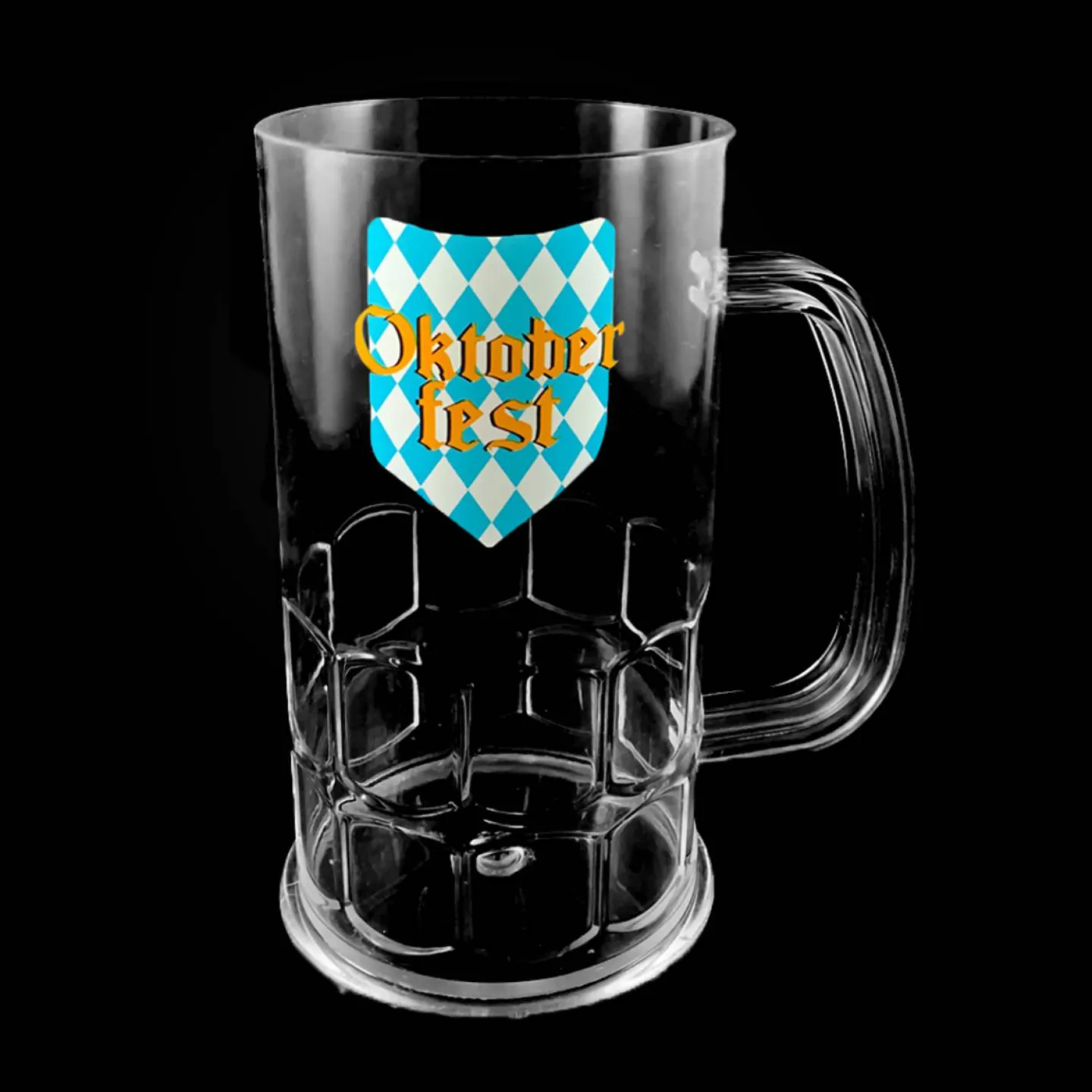 Kunststof bierpullen Oktoberfest drinkglas.