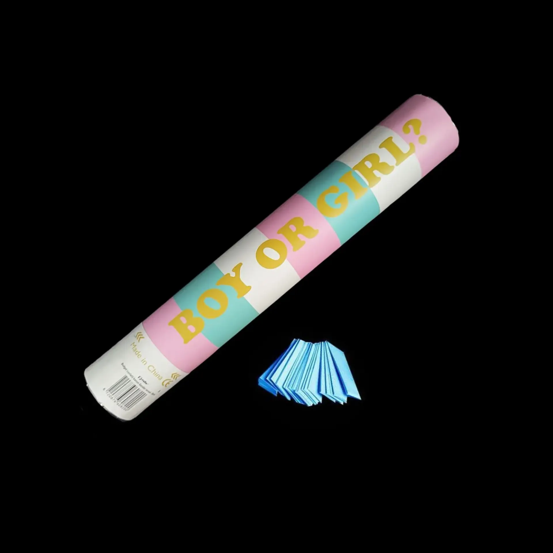 Fjesta confetti kanon 30cm blauw.