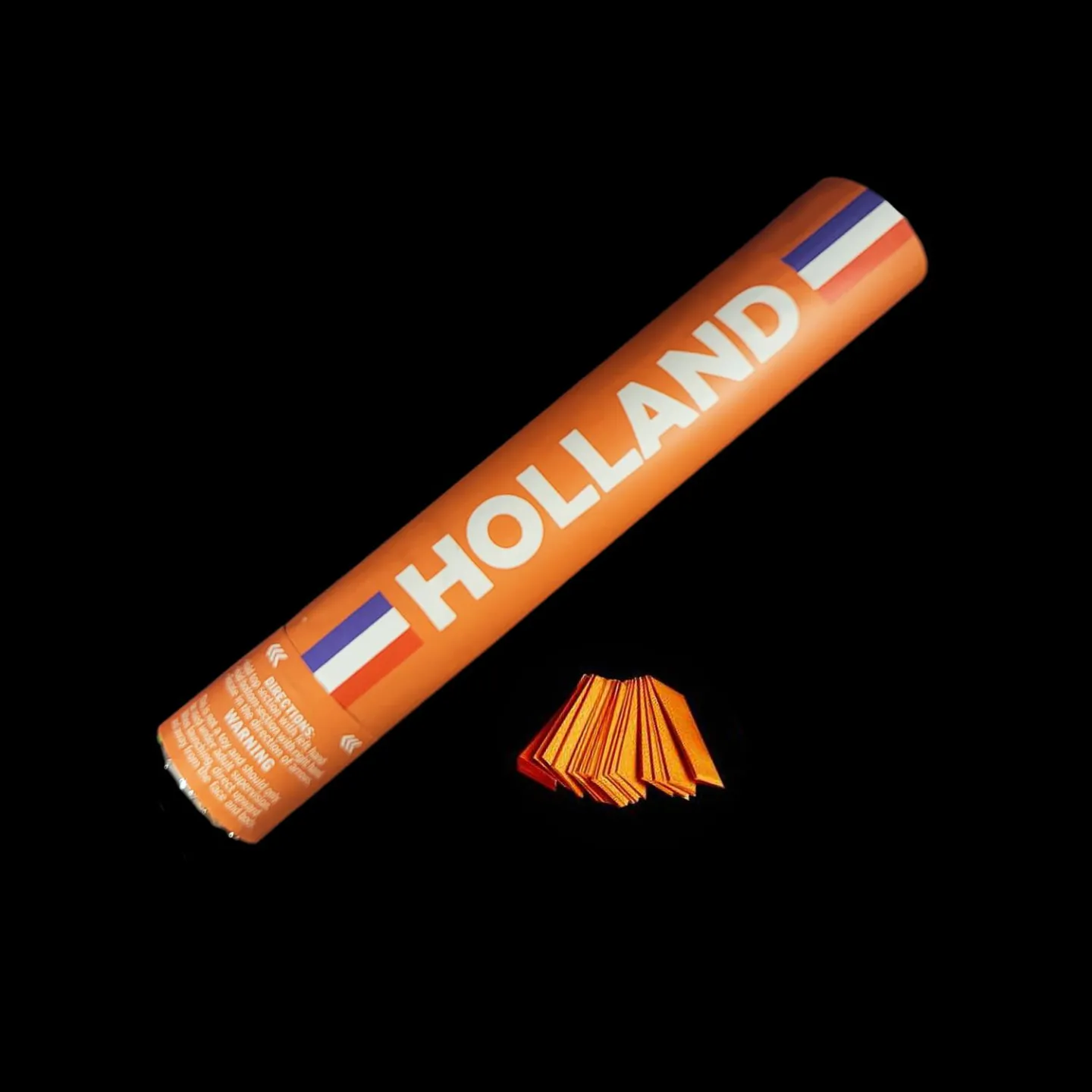 Budget confetti kanon Holland Oranje 30cm.