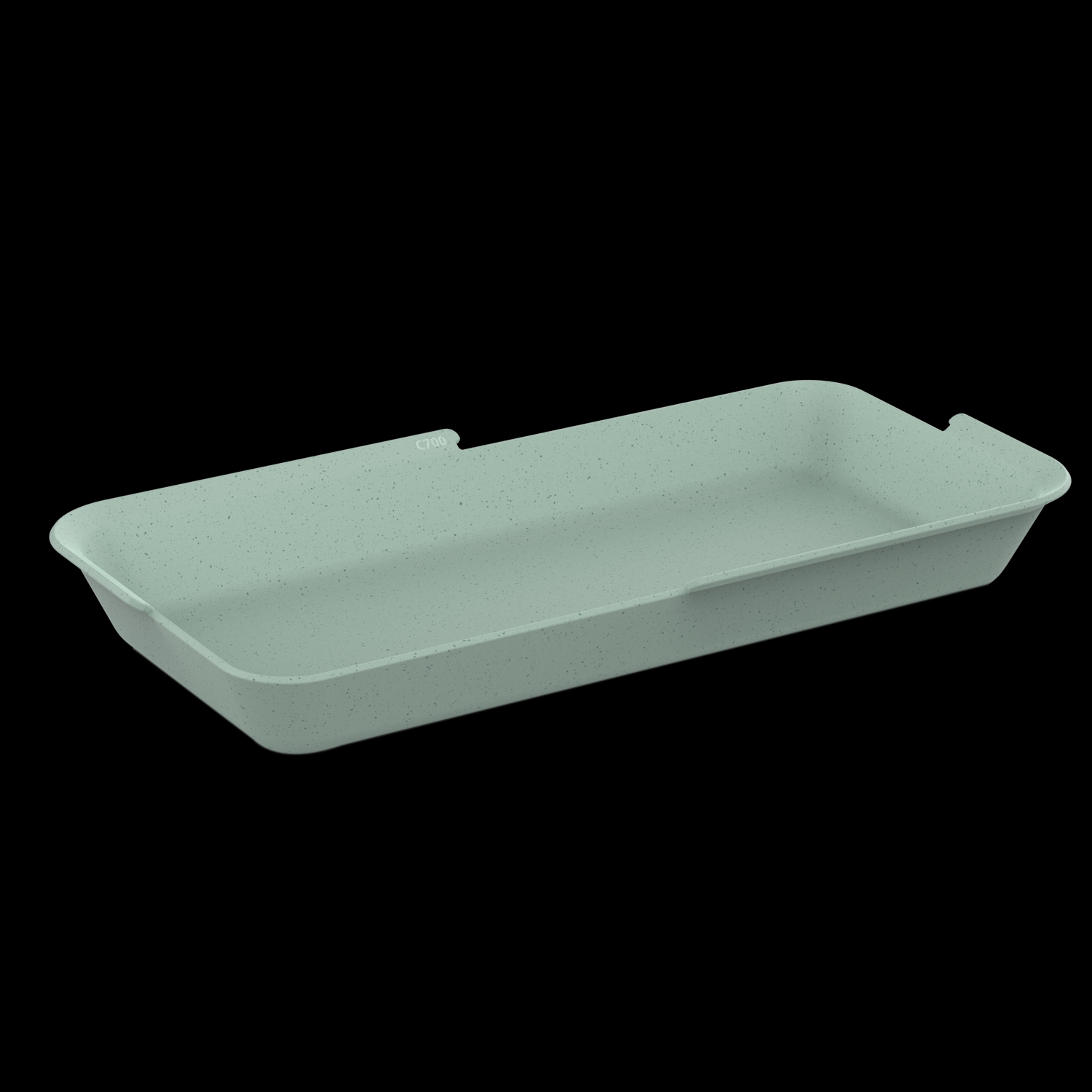 Kunststof bakje Circulware 45cl Lichtgroen