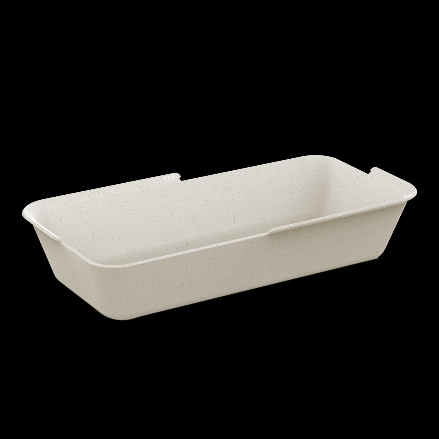 Kunststof bakje Circulware 76,5cl Beige
