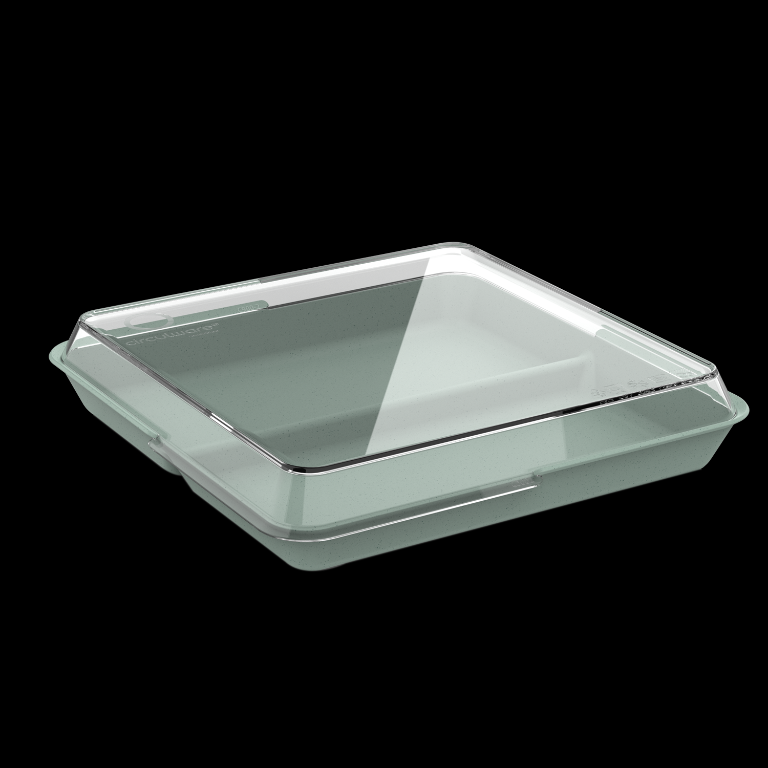Kunststof bord 100cl 2-vaks Lichtgroen