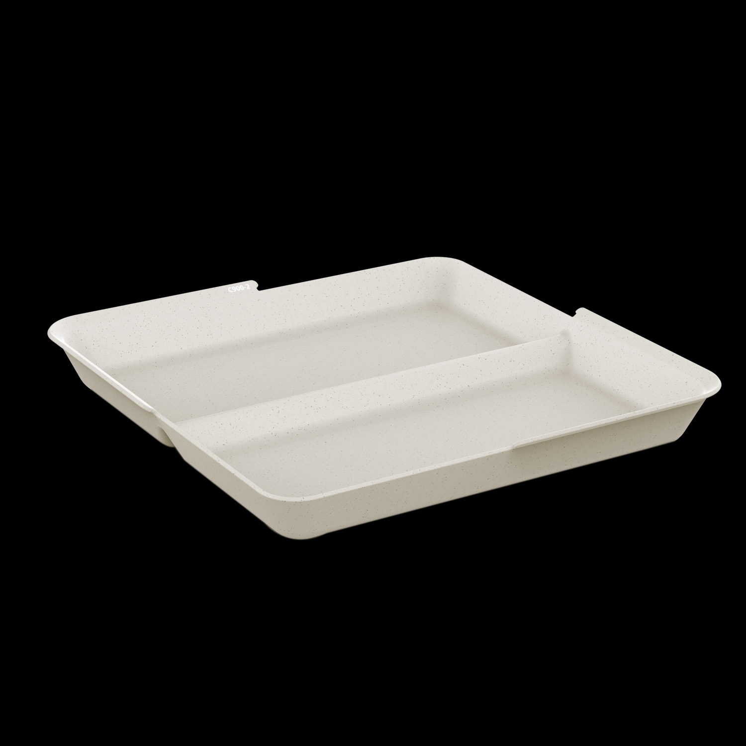 Kunststof bord 2-vaks 100cl Beige