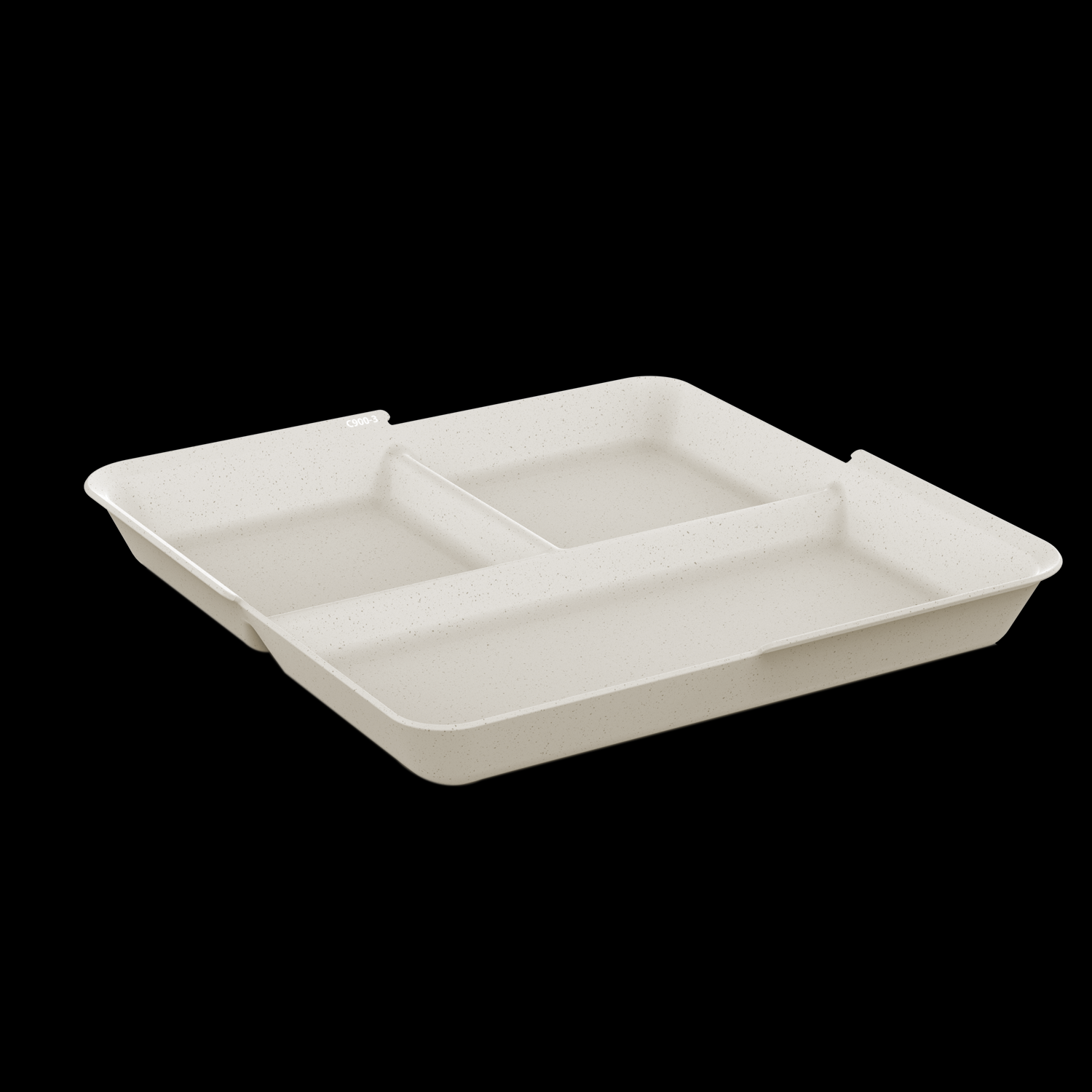 Kunststof bord 3-vaks 100cl Beige