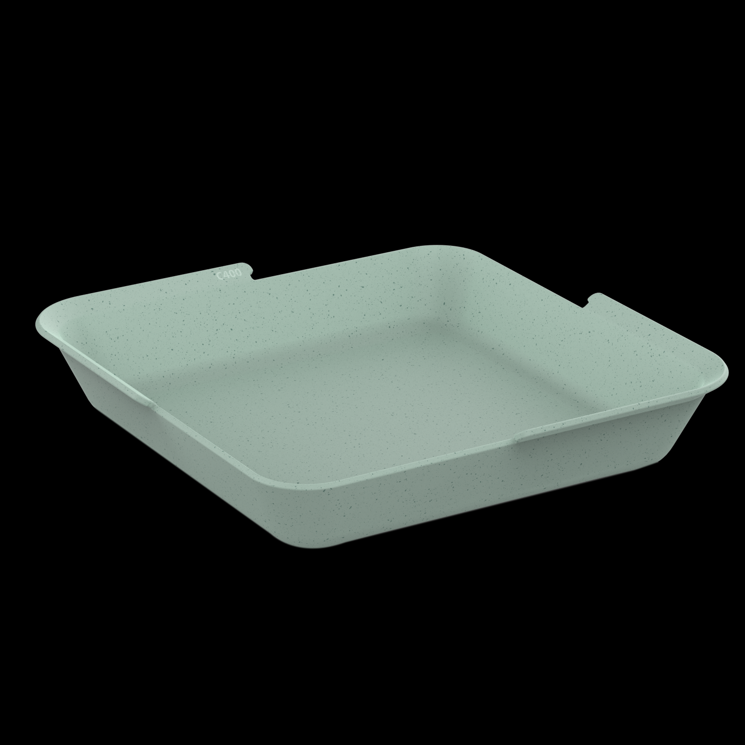 Kunststof bakje Circulware 40cl Lichtgroen