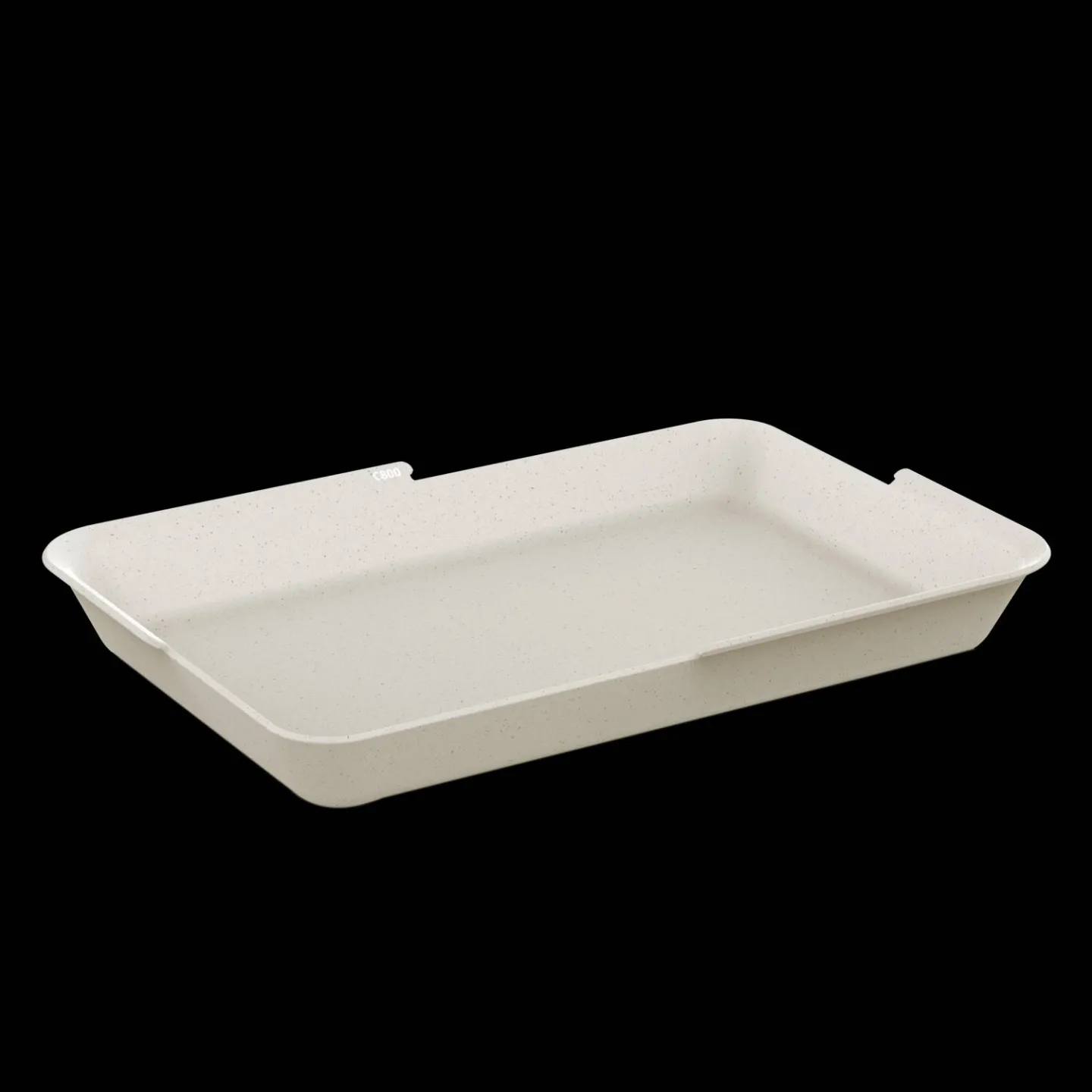 Kunststof bakje Circulware 65cl Beige.