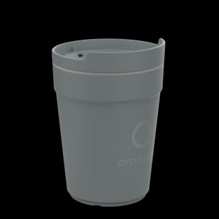 circulware koffiebeker donkergrijs 30cl