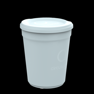 koffiebeker recyclebaar 30cl lichtblauw