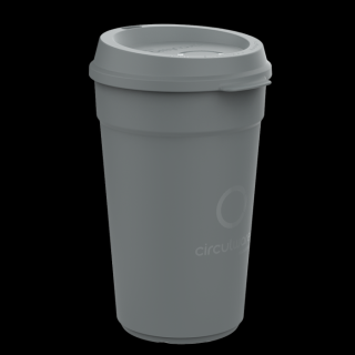 40cl recyclebare koffiebeker circulware grijs