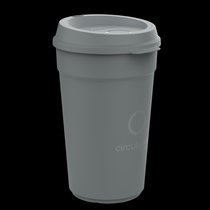 40cl recyclebare koffiebeker circulware grijs