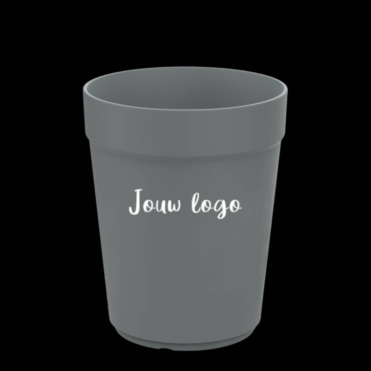 Goedkope bedrukken circulware donkergrijs 30cl