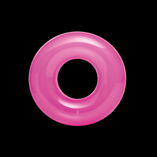 Zwemband transparant roze - 76cm