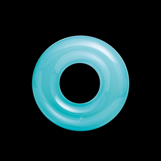 Zwemband transparant blauw - 76cm