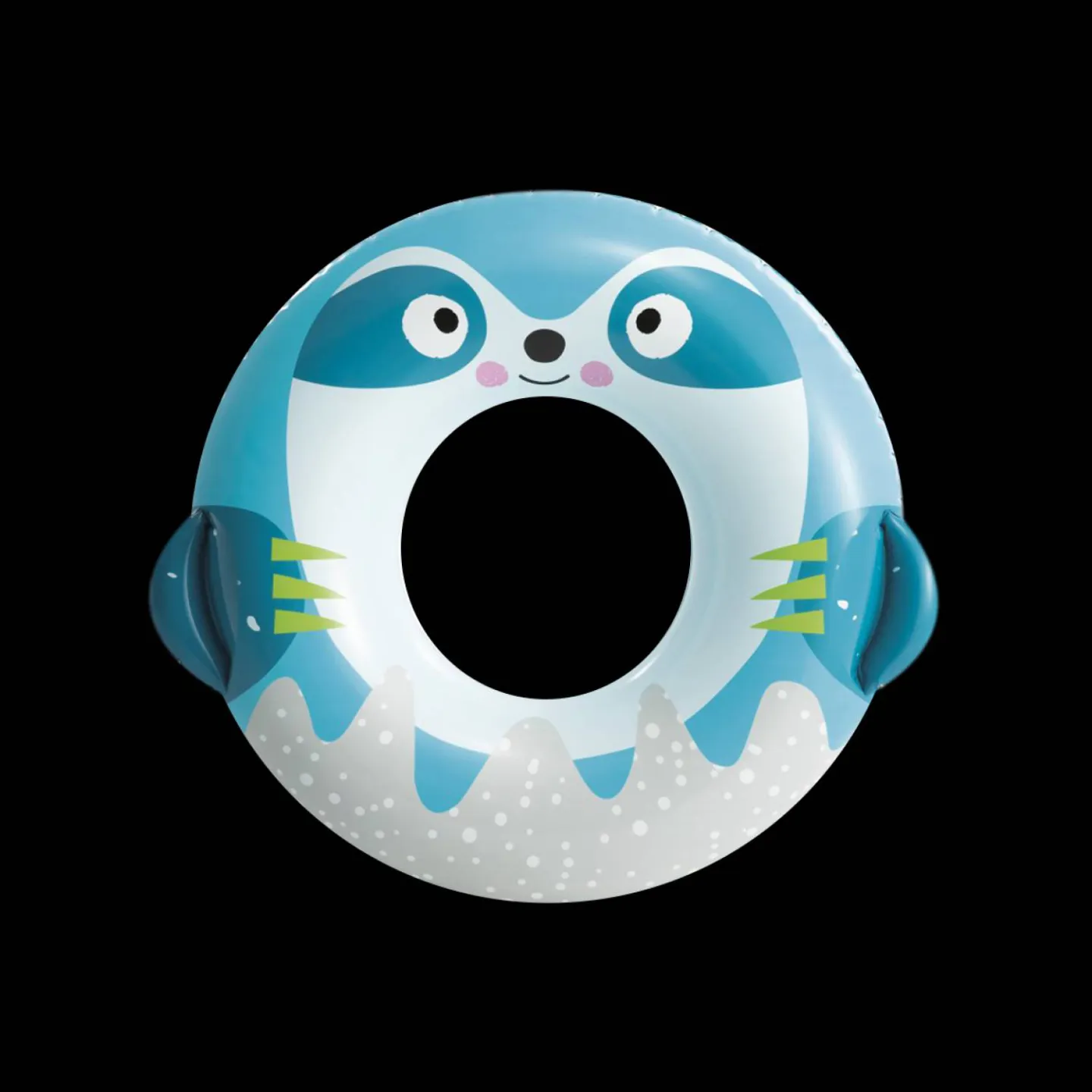 Zwemband cute animal tube blauw.