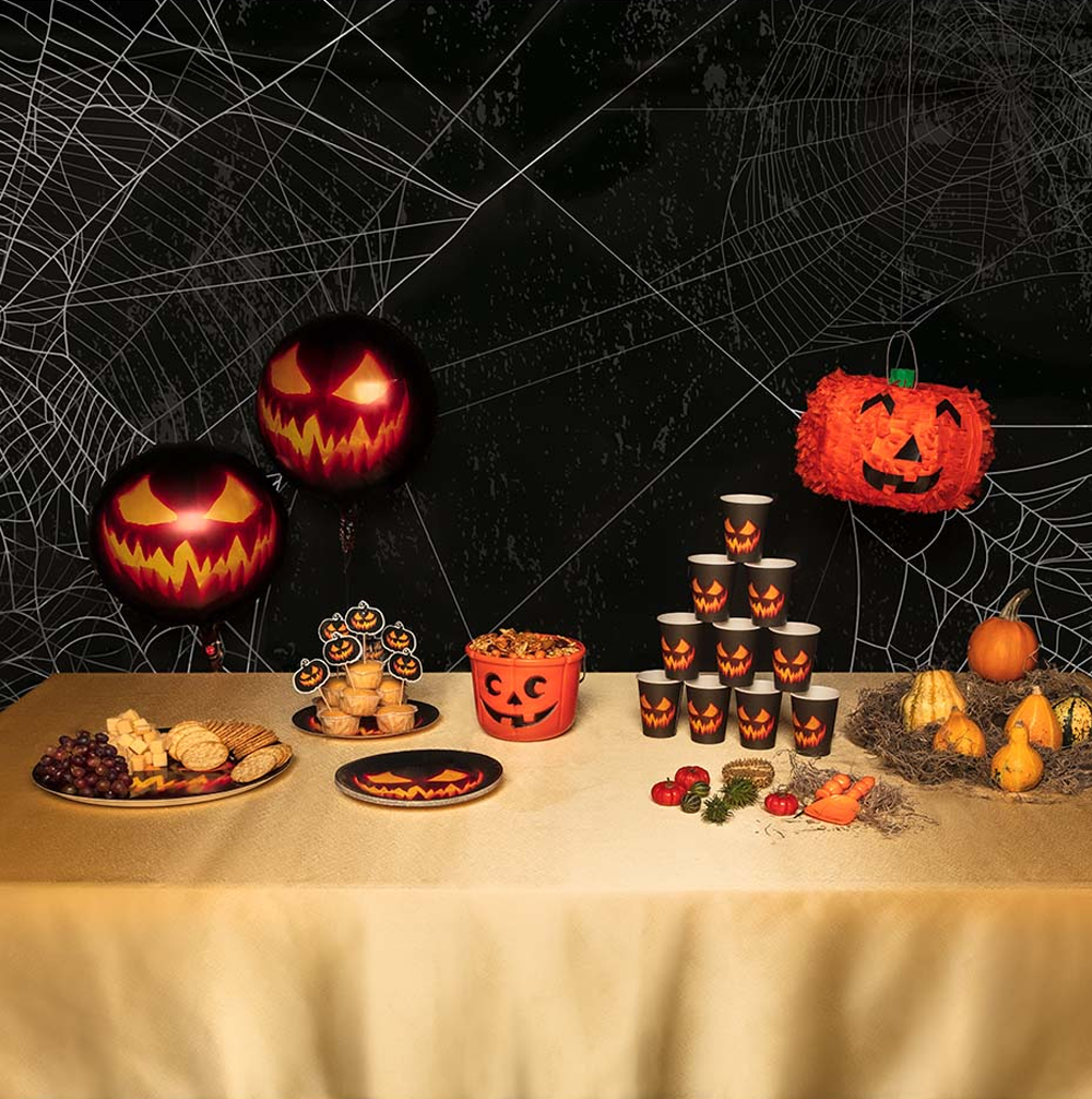 Goedkope halloween borden pompoen