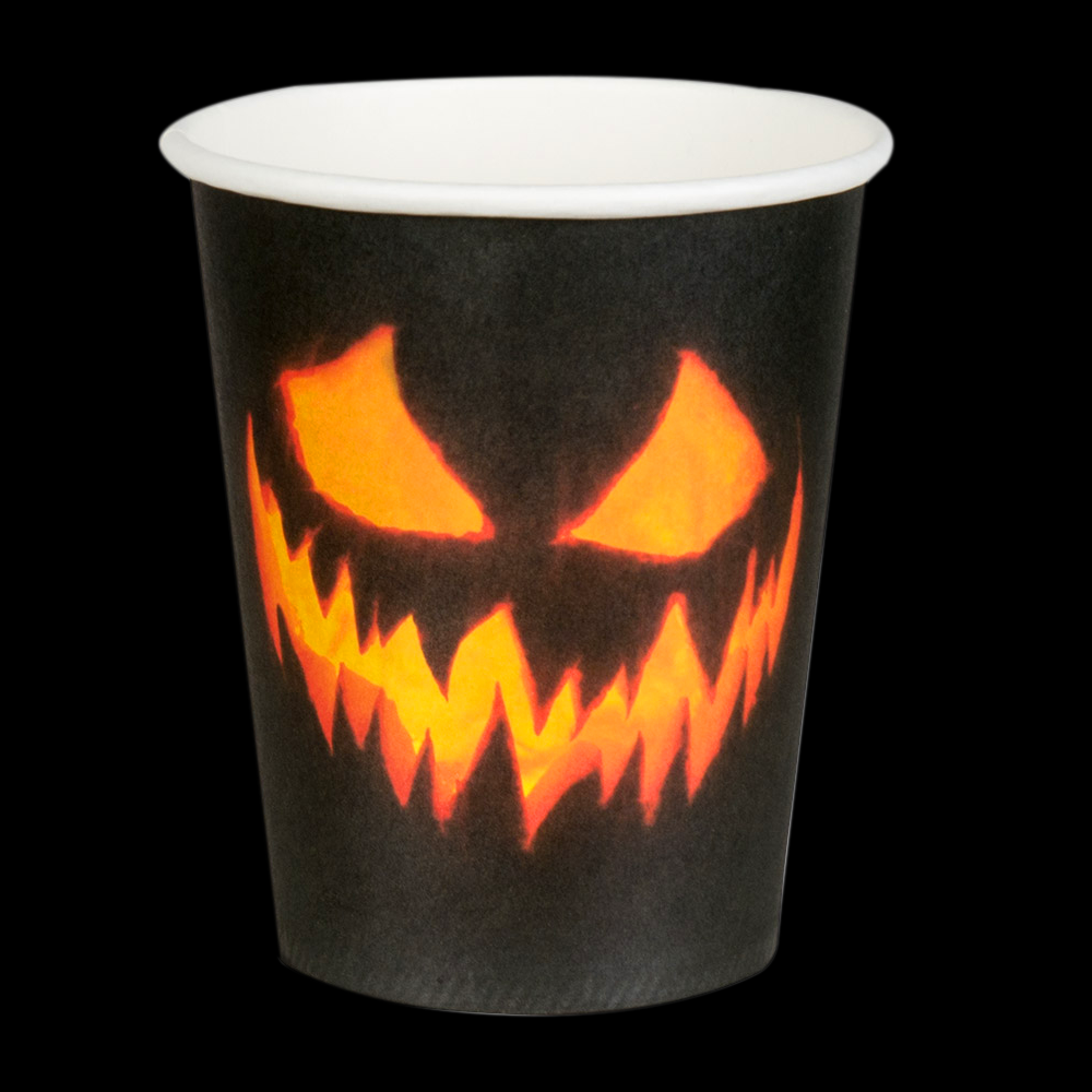 Halloween bekers pompoen 21cl