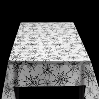 Halloween tafelkleed spinnenweb