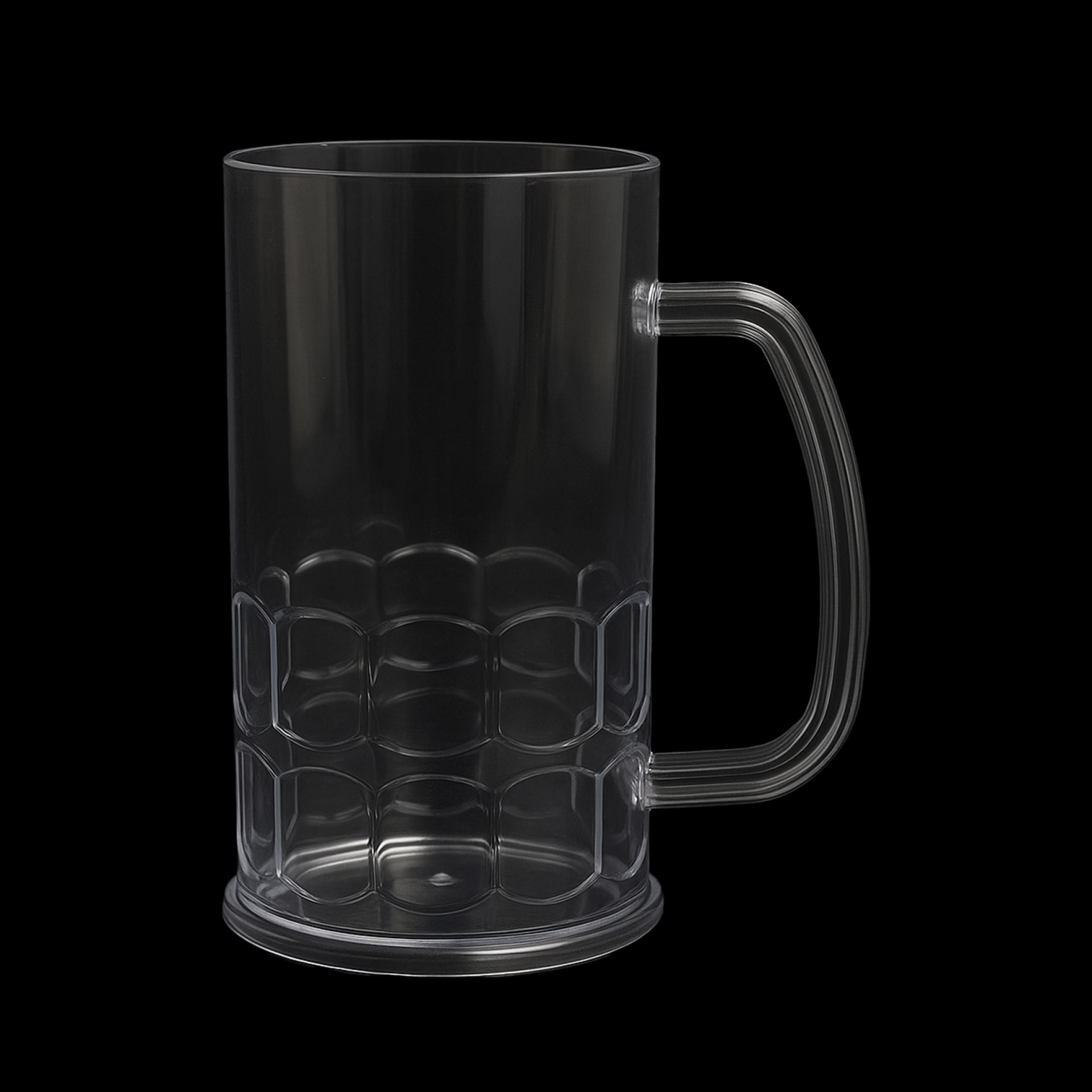 Kunststof bierpul 35cl transparant