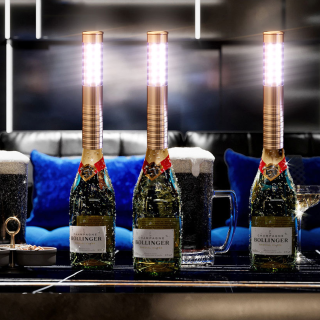 Champagne fles topper LED online