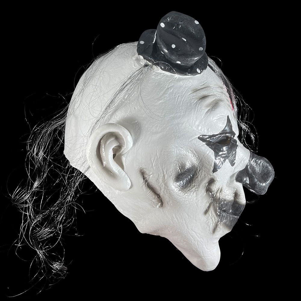 Halloween masker horror clown wit/zwart